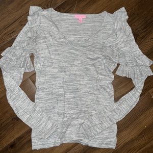 Medium Lilly Pulitzer frill sleeve sweater